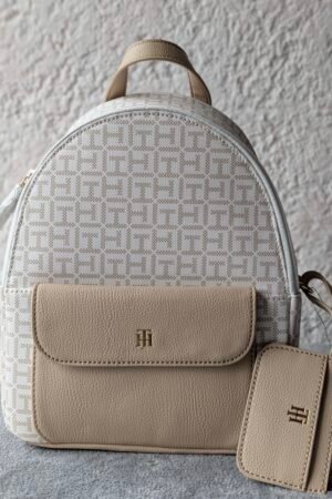 Mochila Tommy Hilfiger Beige